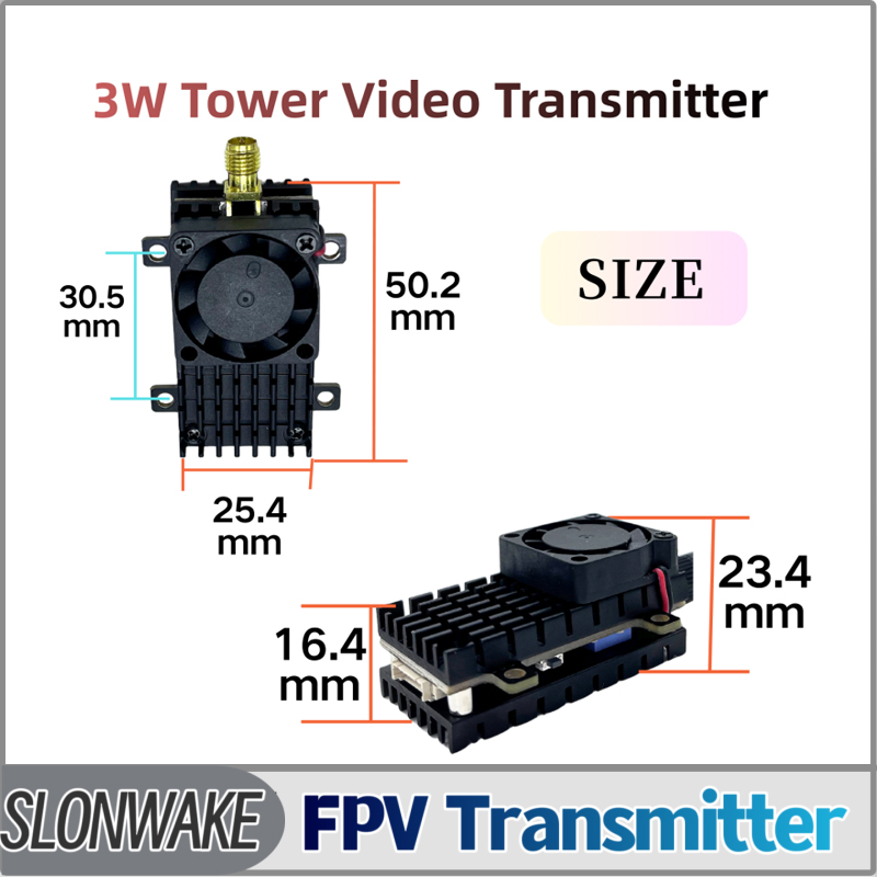 Drone Receiver - Moduł transmisji wideo FPV SLONWAKE 5.8G