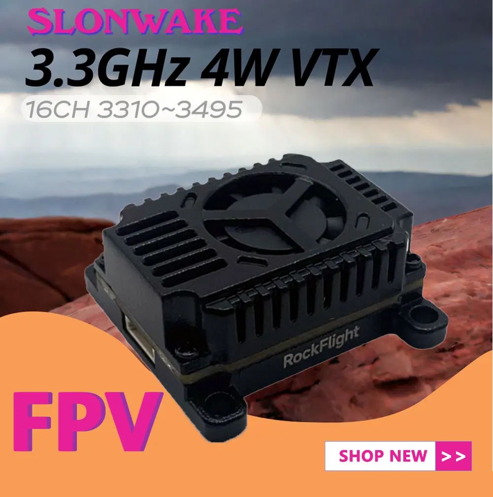 SLONWAKE FPV 3.3G 16CH 4000mW  – Drone Receiver recenzja i cena