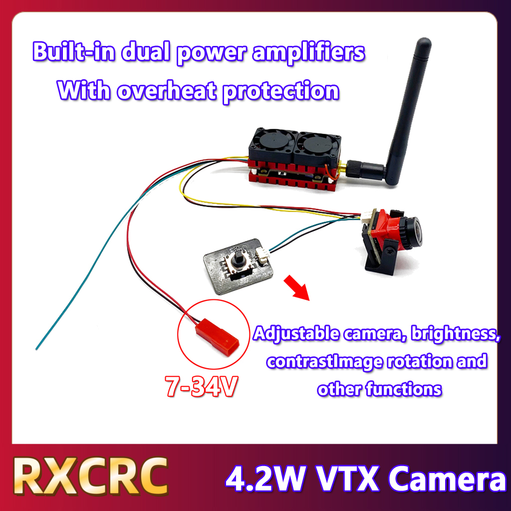 RXCRC 5.8G 48CH 4.2W Nadajnik  – Drone Receiver recenzja i cena