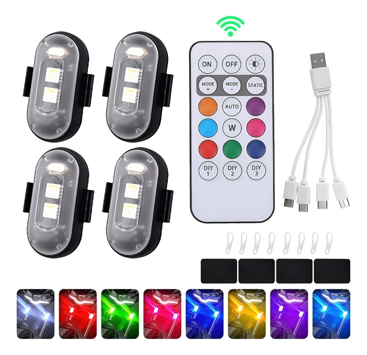 4 szt. Lampy stroboskopowe LED – Drone Led Light recenzja i cena