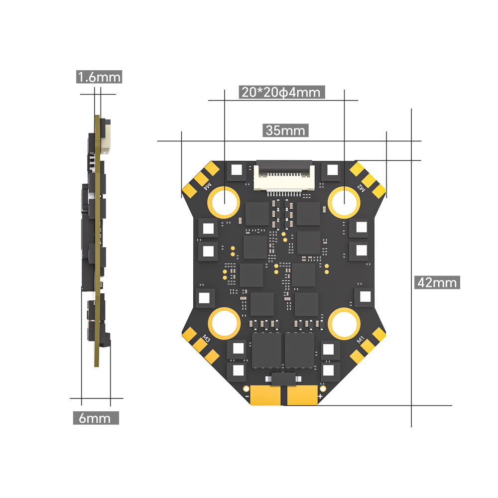 iFlight Borg F7 Mini Stack Kon – Drone Flight Controller recenzja i cena