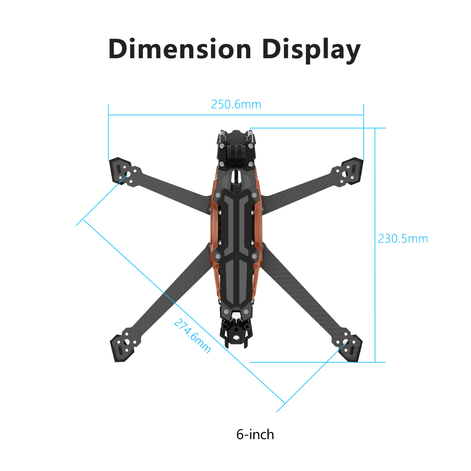 GEPRC GEP-Vapor-D5 D6 O4 Pro R – Drone Landing Gear recenzja i cena